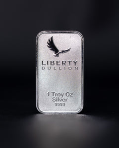 Liberty Bullion Minted Silver Bar 1oz