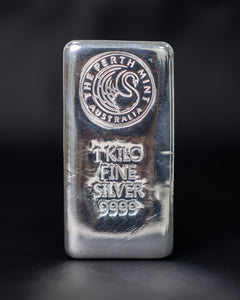 Perth Mint Silver Cast Bar 1kg