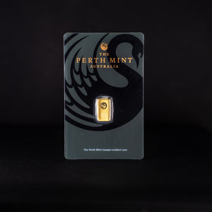 Perth Mint Minted Gold Bar 1g