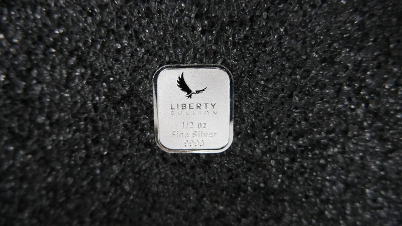 Liberty Bullion Minted Silver Bar 1/2oz