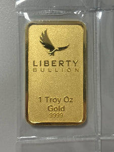 Liberty Bullion Minted Gold Bar 1oz (PRE ORDER)
