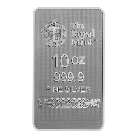 Royal UK Mint Silver Norse Gods Thor Minted Bar 10oz