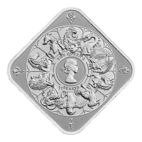 Royal Mint Silver Queen's Beasts Completer Bar 1oz