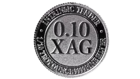Intrinsic Tender Silver XAG Round 1/10oz